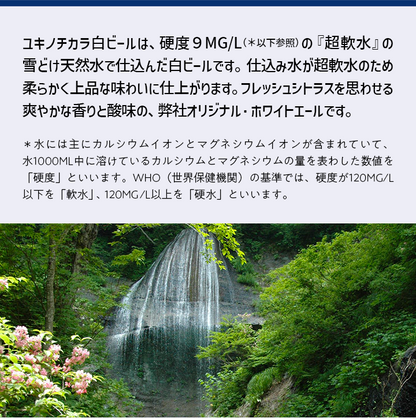 沢内醸造所プレミアムクラフトビール ユキノチカラ 白ビール 48缶 6本×8